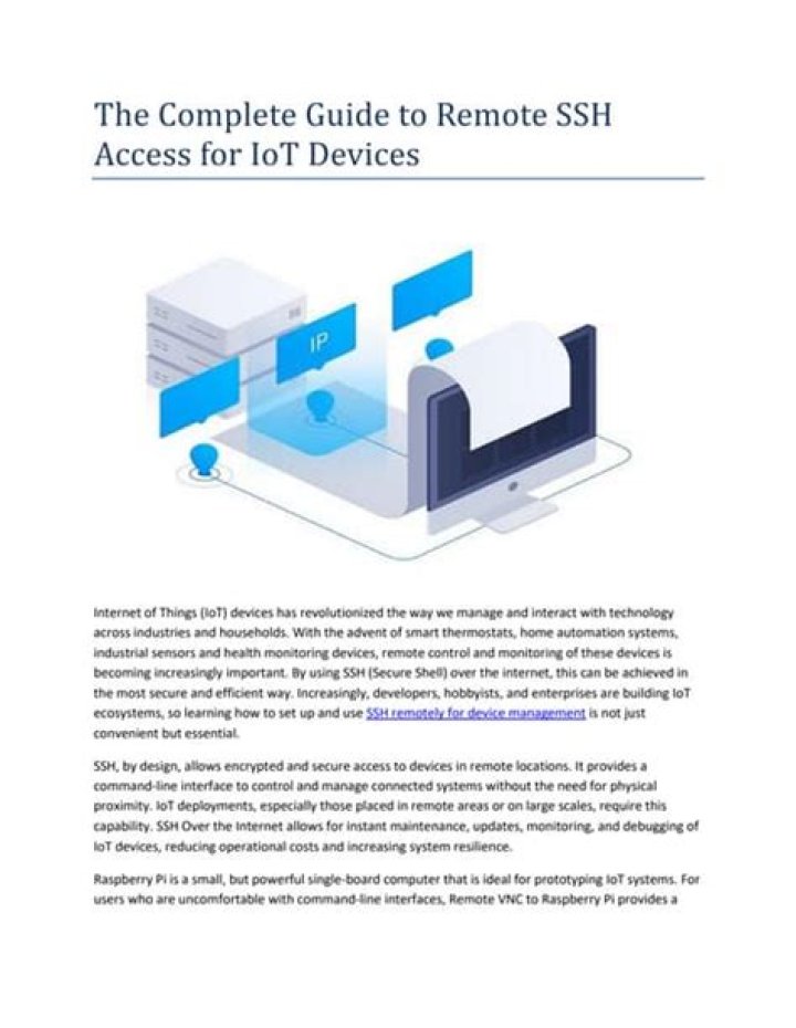 Comprehensive Guide: Access IoT Device SSH Tutorial