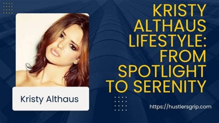 Kristy Althaus: The Rising Star of Modern Creativity