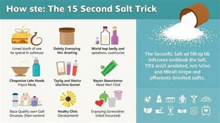 What is the 15 Second Salt Trick for Men? Unlock the Secrets to Better Health