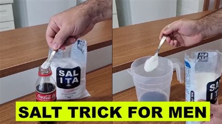 What is the Homemade Salt Trick for Men?
